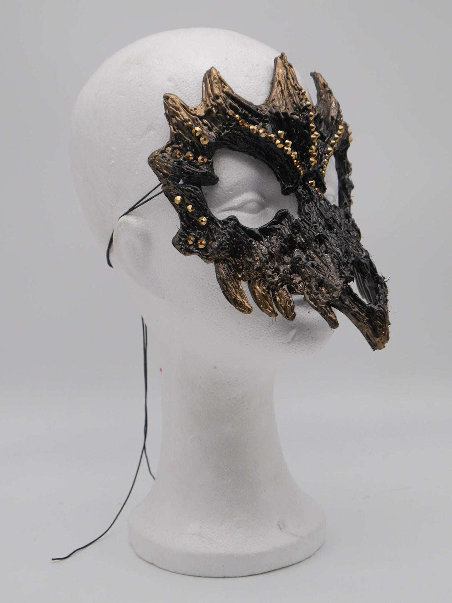 Dark Deer Antlers Set ~ Maske ~ gothic ~ Headdress ~ Headpiece ~ Skull - Bones ~ goth ~ Kopfschmuck - festival ~ Devil