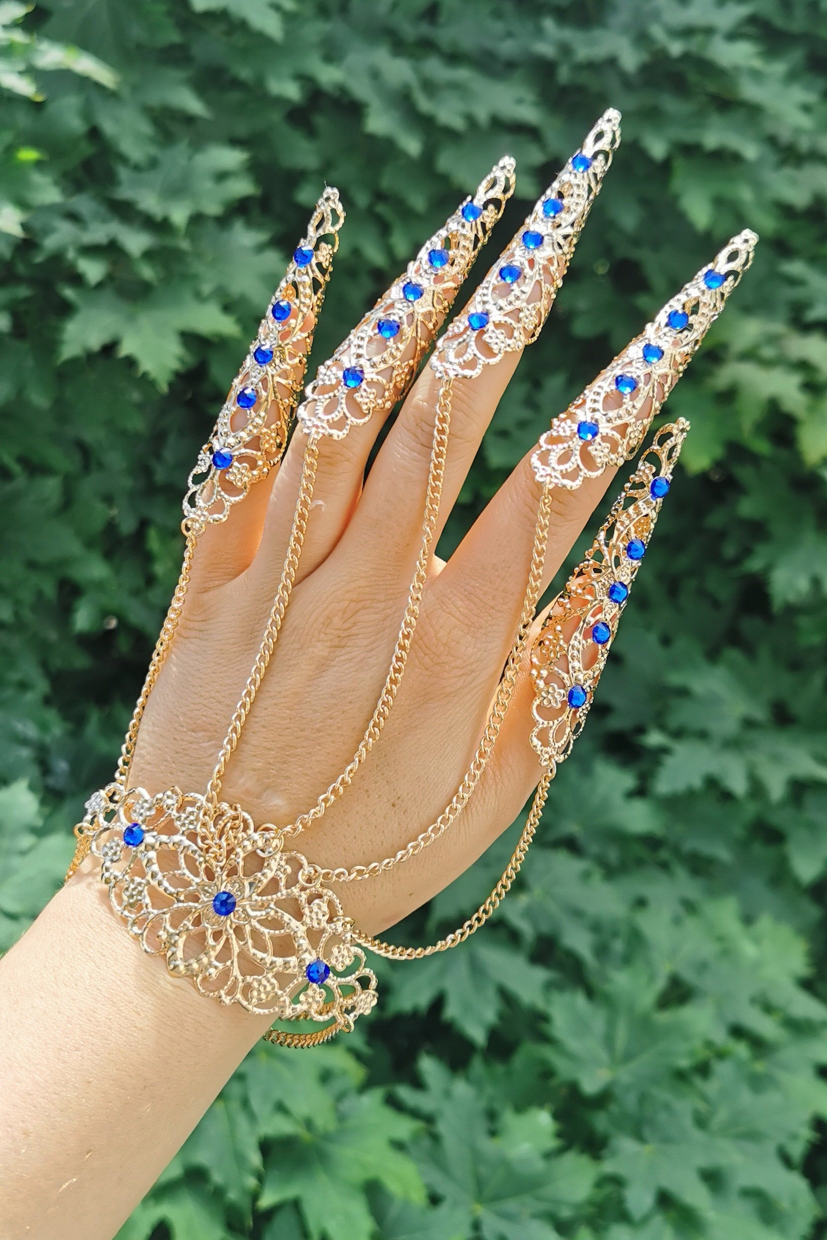 Filigree Claws Nails (1pc = 1 Full Hand Piece)