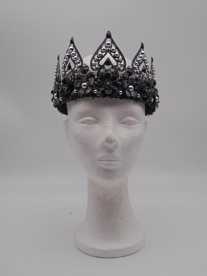 Royal Dark Gothic Crown ~ Krone ~ Metall ~ Kopfreif ~ Larp ~ Renaissance ~ Vampir ~ Hochzeit Witch ~ darkness ~ Wicca ~