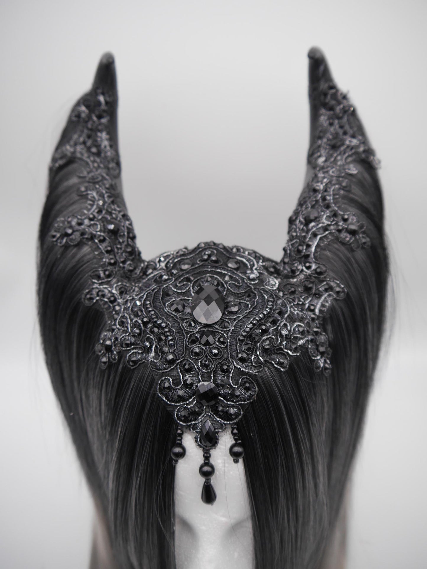 maleficent Headdress ~ Gothic headpiece ~ Kopfschmuck