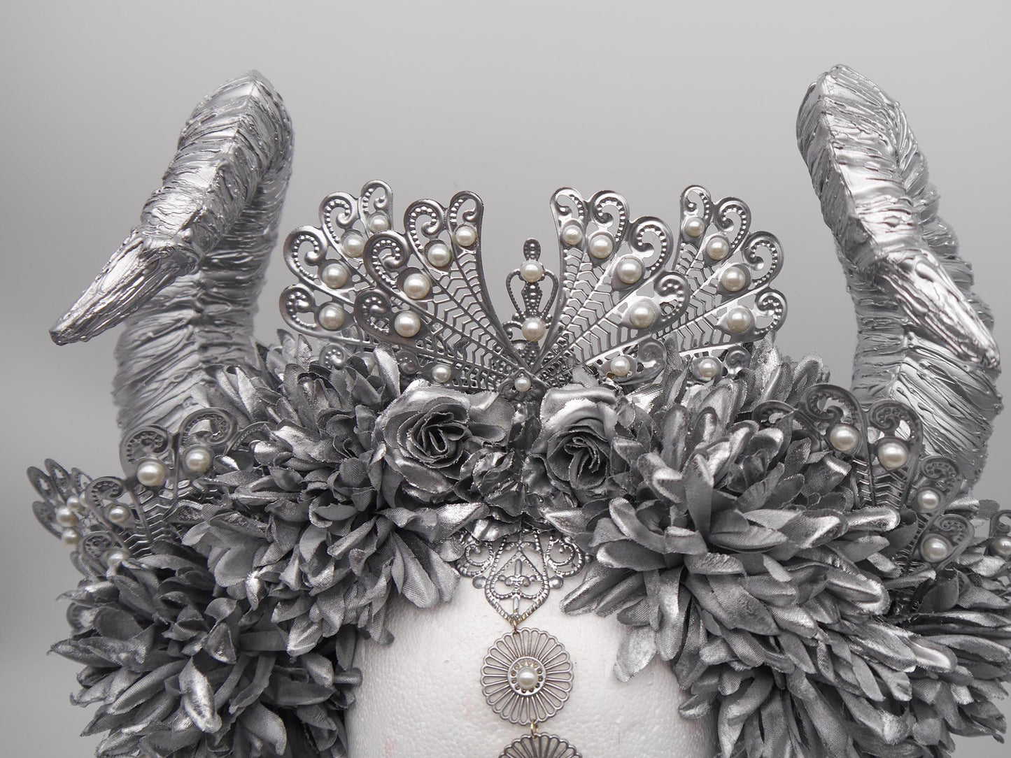 Silver Faun Headpiece ~ Royal Headdress