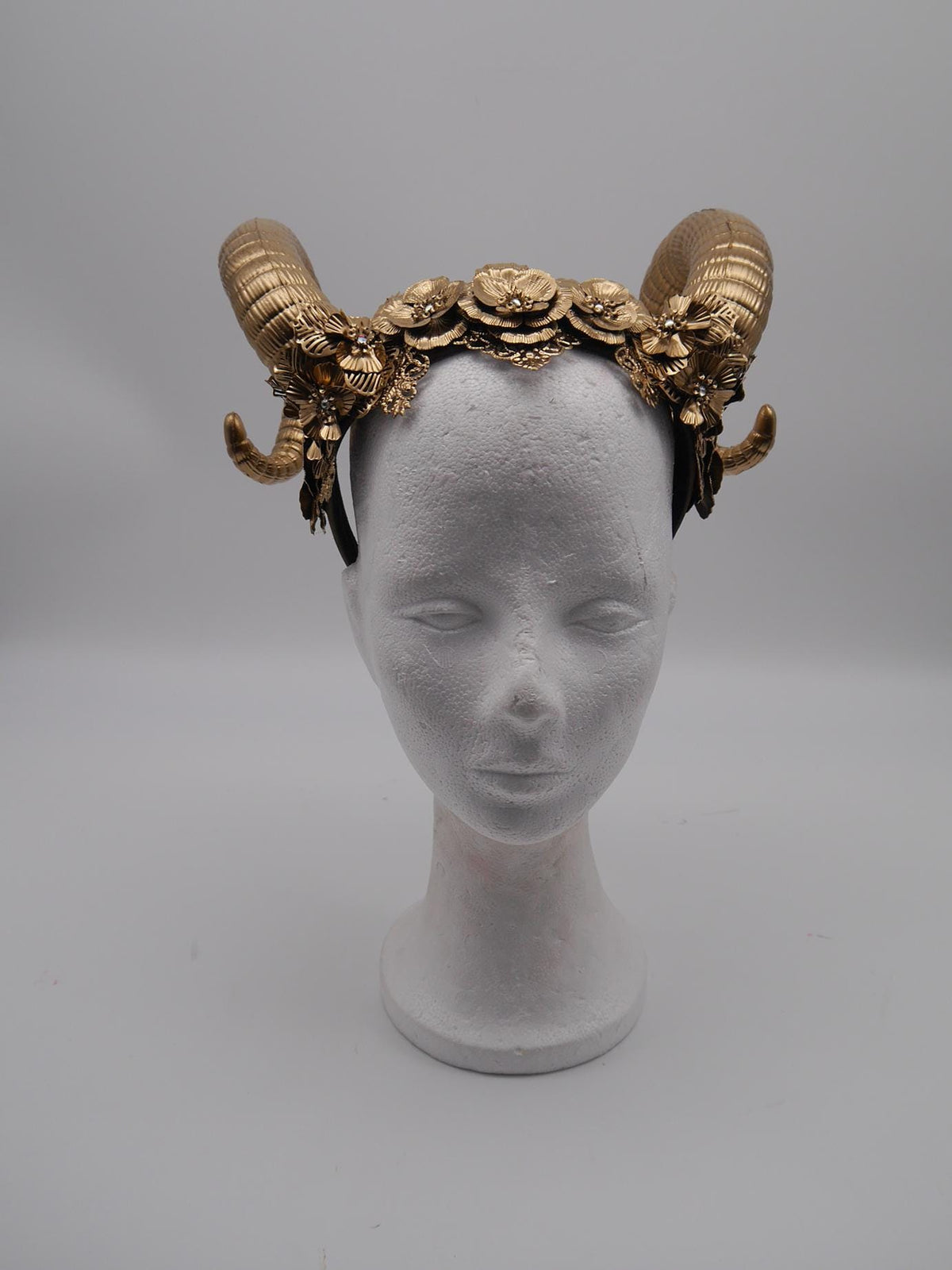 gothic Ram Headpiece