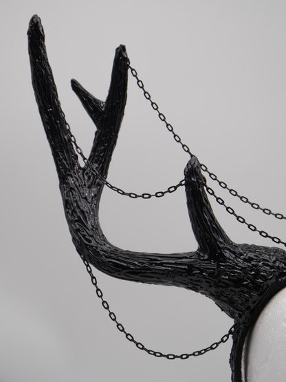 Gothic Antler Headpiece ~ Dreamcatcher Headdress ~ Horns Headpiece ~ Royal Headdress
