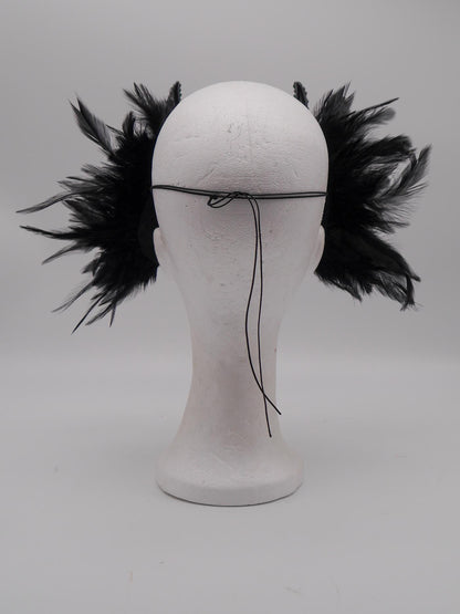 Raven Mask ~ Crow ~ Rabe ~ Vogel ~ Maske ~ Headdress ~ Headpiece ~ Skull - Bones ~ festival ~ Kopfschmuck ~ Teufel