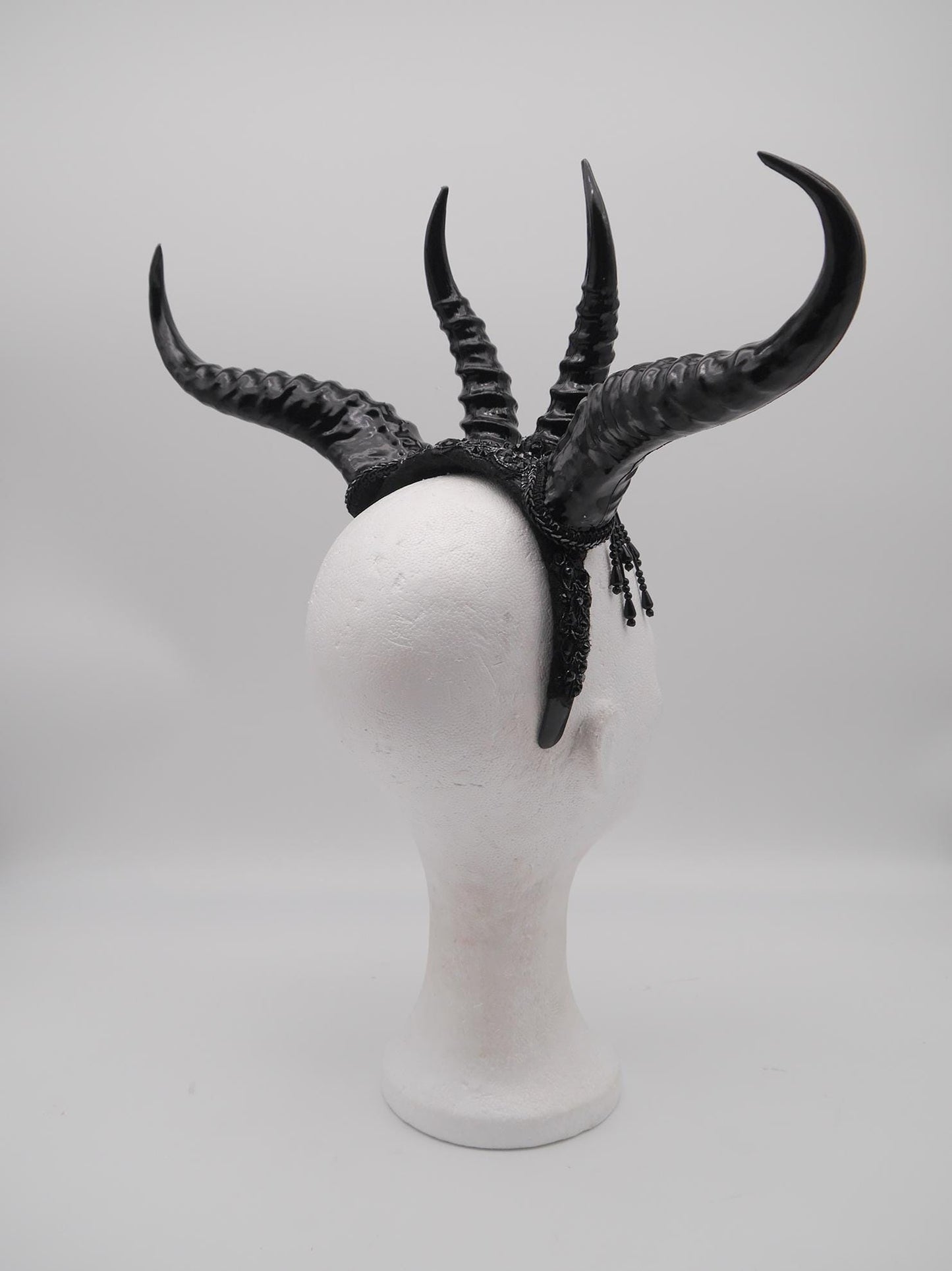 Hellborn Headdress ~ Gothic headpiece ~ Kopfschmuck