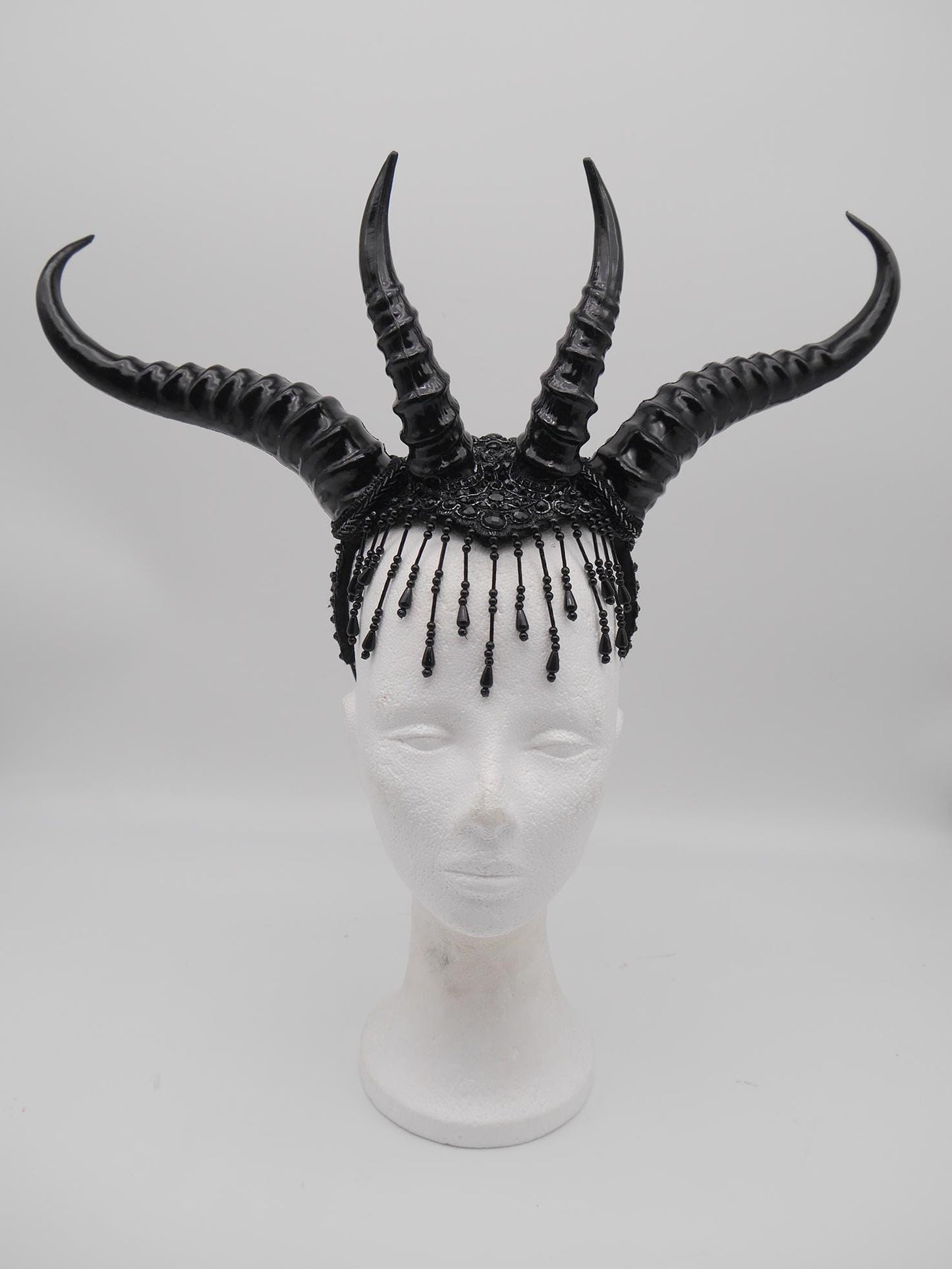 Hellborn Headdress ~ Gothic headpiece ~ Kopfschmuck