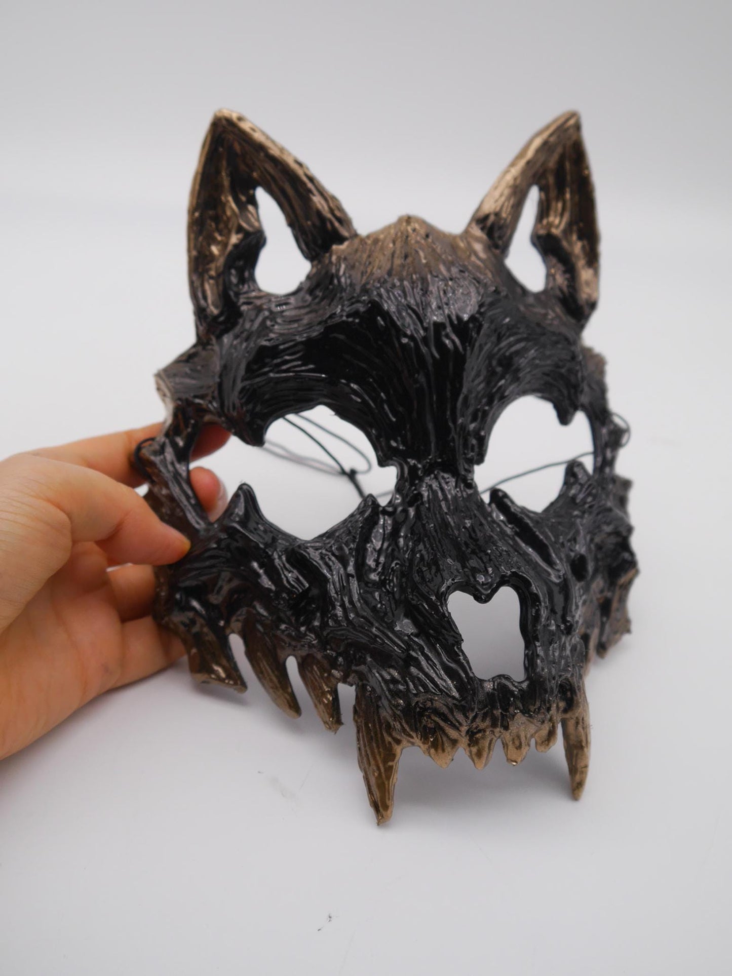 Cat Mask ~ Moon ~ Mond Maske ~ Headdress ~ Headpiece ~ Skull - Bones ~ wolves ~ wolf ~ Kopfschmuck