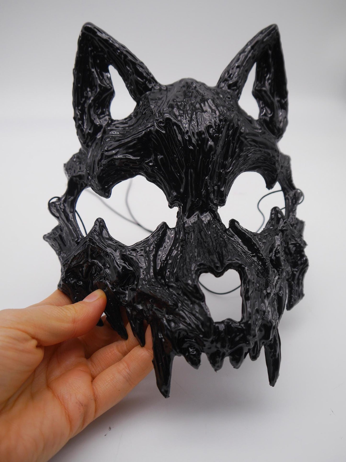 Cat Mask ~ Moon ~ Mond Maske ~ Headdress ~ Headpiece ~ Skull - Bones ~ wolves ~ wolf ~ Kopfschmuck