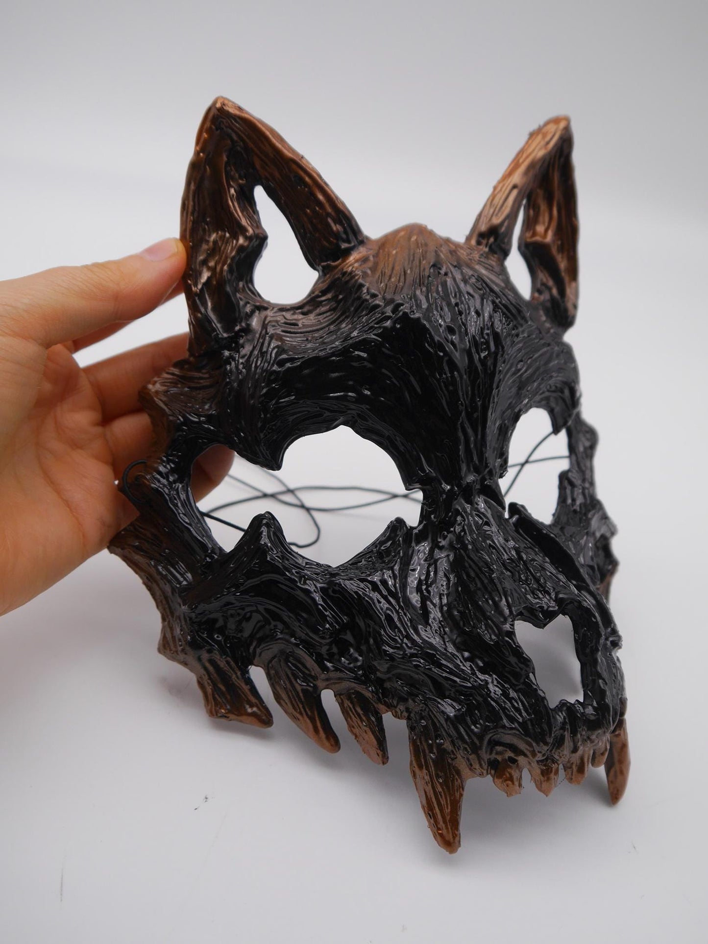 Cat Mask ~ Moon ~ Mond Maske ~ Headdress ~ Headpiece ~ Skull - Bones ~ wolves ~ wolf ~ Kopfschmuck