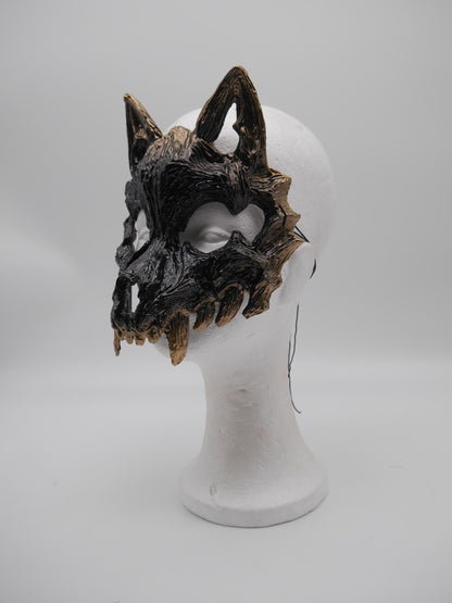 Cat Mask ~ Moon ~ Mond Maske ~ Headdress ~ Headpiece ~ Skull - Bones ~ wolves ~ wolf ~ Kopfschmuck