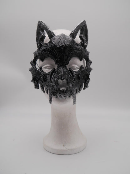 Cat Mask ~ Moon ~ Mond Maske ~ Headdress ~ Headpiece ~ Skull - Bones ~ wolves ~ wolf ~ Kopfschmuck