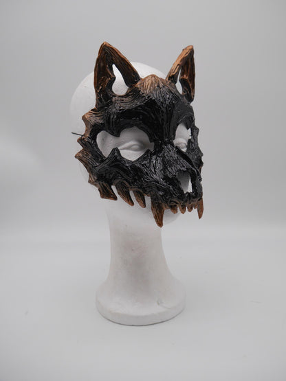Cat Mask ~ Moon ~ Mond Maske ~ Headdress ~ Headpiece ~ Skull - Bones ~ wolves ~ wolf ~ Kopfschmuck