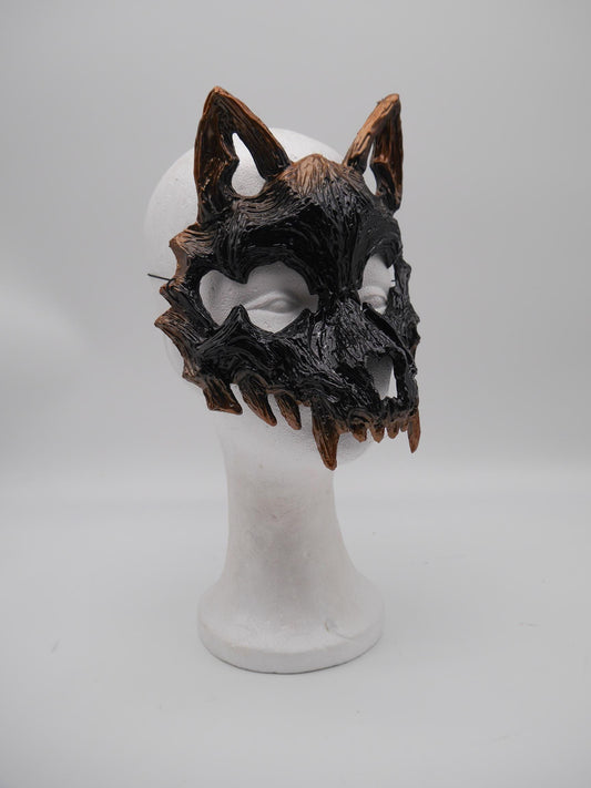 Cat Mask ~ Moon ~ Mond Maske ~ Headdress ~ Headpiece ~ Skull - Bones ~ wolves ~ wolf ~ Kopfschmuck