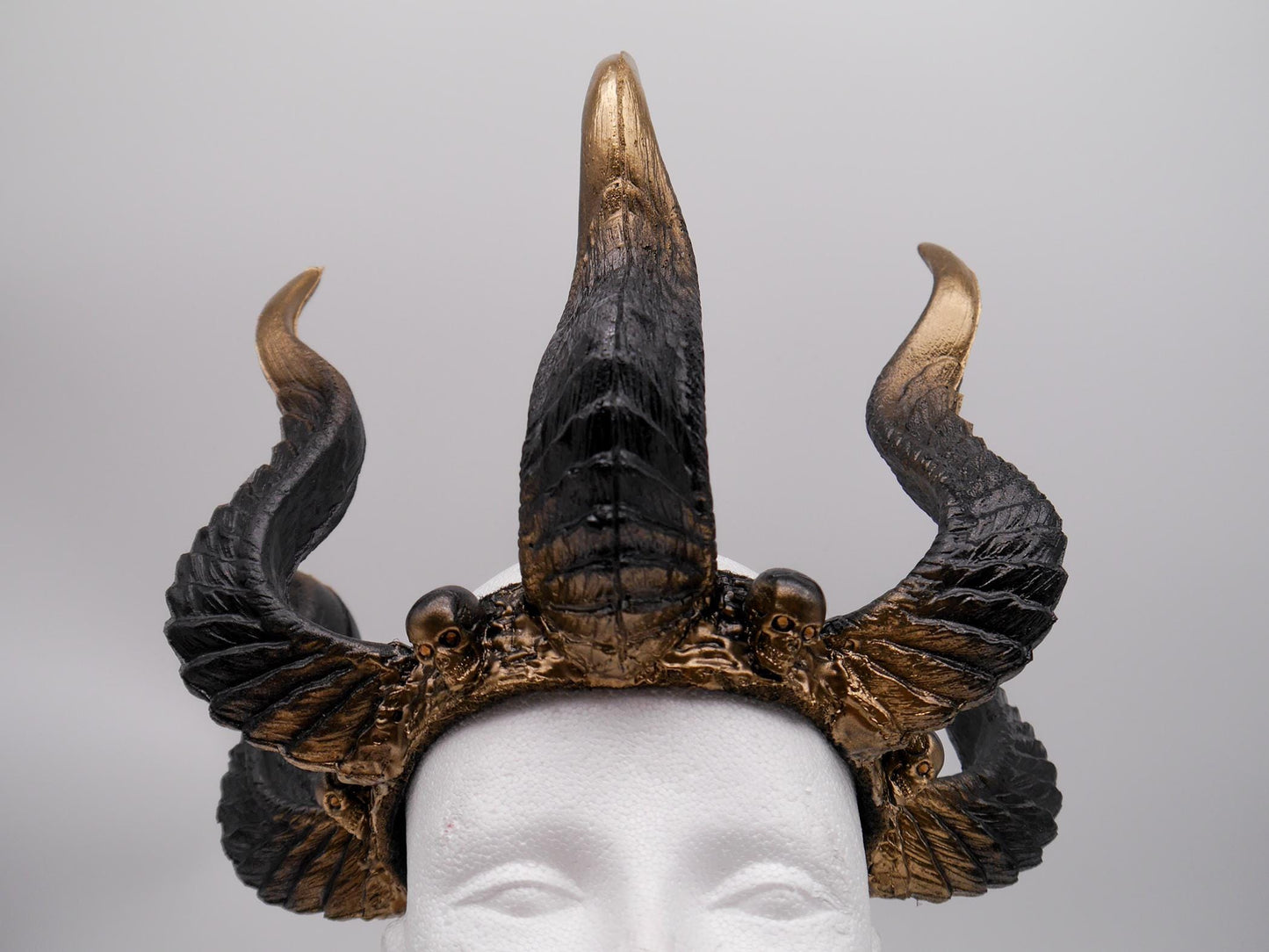 Horns of Damnation ~ Dragon Headdress ~ Horns Crown~ Royal Gotic Headdress