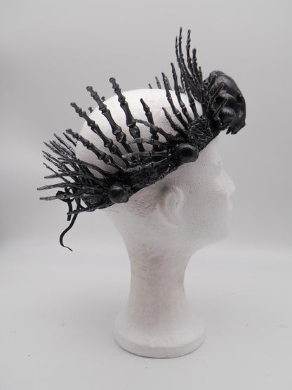 Crown of the Bone Warden ~ Schamanenkrone ~ Gothic headdress ~ Hexe ~ Wikinger ~ Schädel ~ wicca ~ Witch