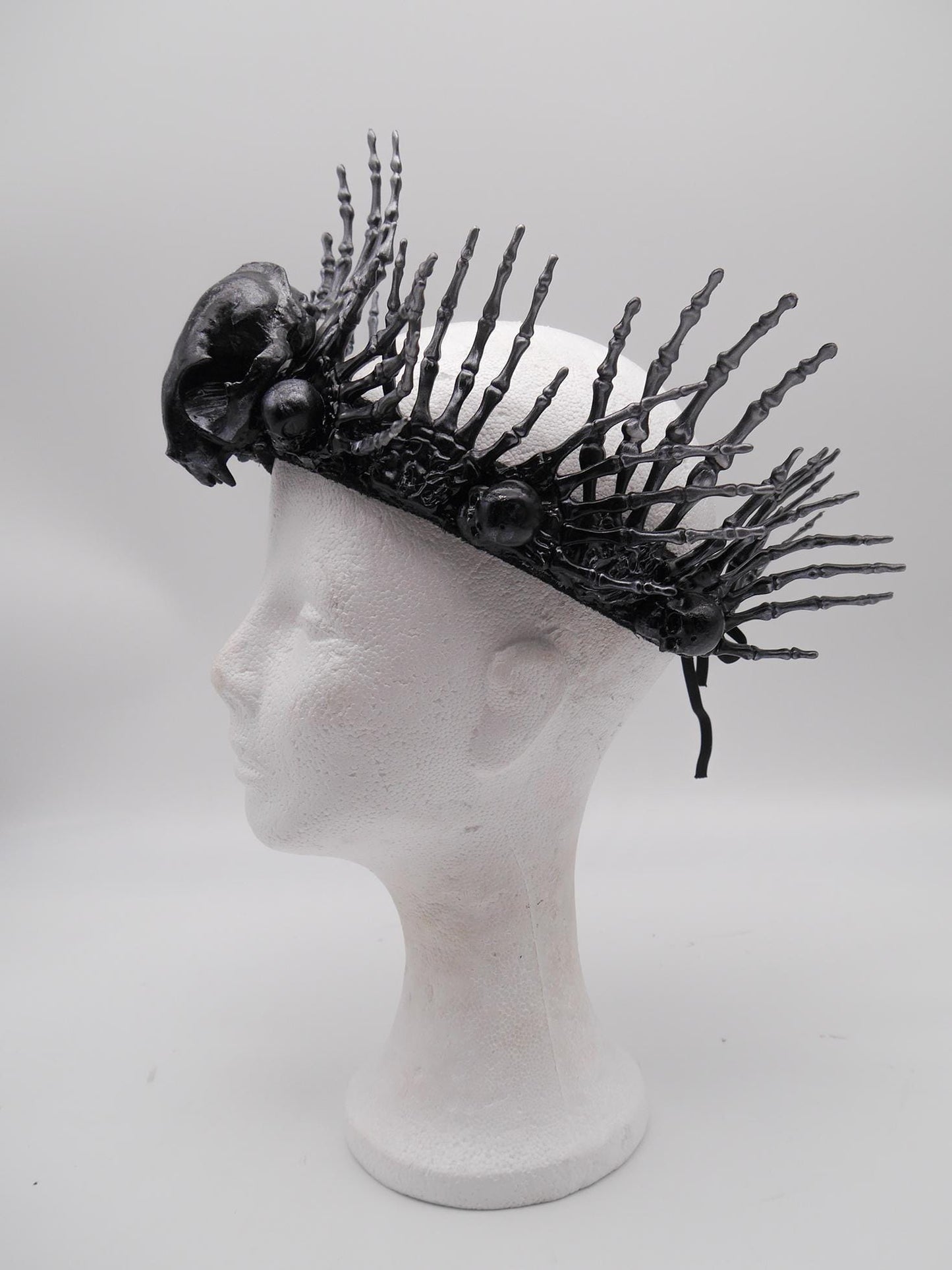 Crown of the Bone Warden ~ Schamanenkrone ~ Gothic headdress ~ Hexe ~ Wikinger ~ Schädel ~ wicca ~ Witch