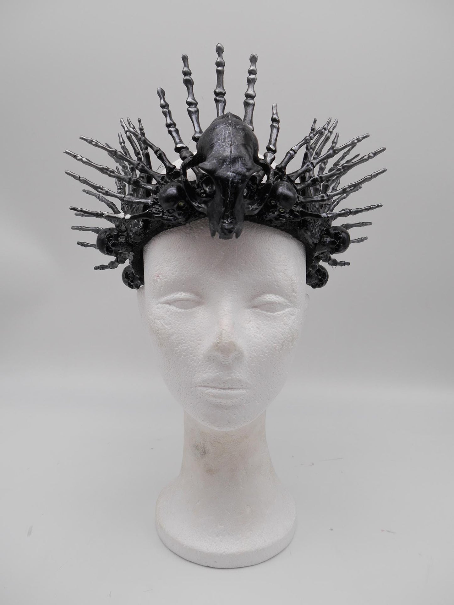 Crown of the Bone Warden ~ Schamanenkrone ~ Gothic headdress ~ Hexe ~ Wikinger ~ Schädel ~ wicca ~ Witch