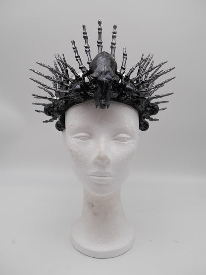 Crown of the Bone Warden ~ Schamanenkrone ~ Gothic headdress ~ Hexe ~ Wikinger ~ Schädel ~ wicca ~ Witch