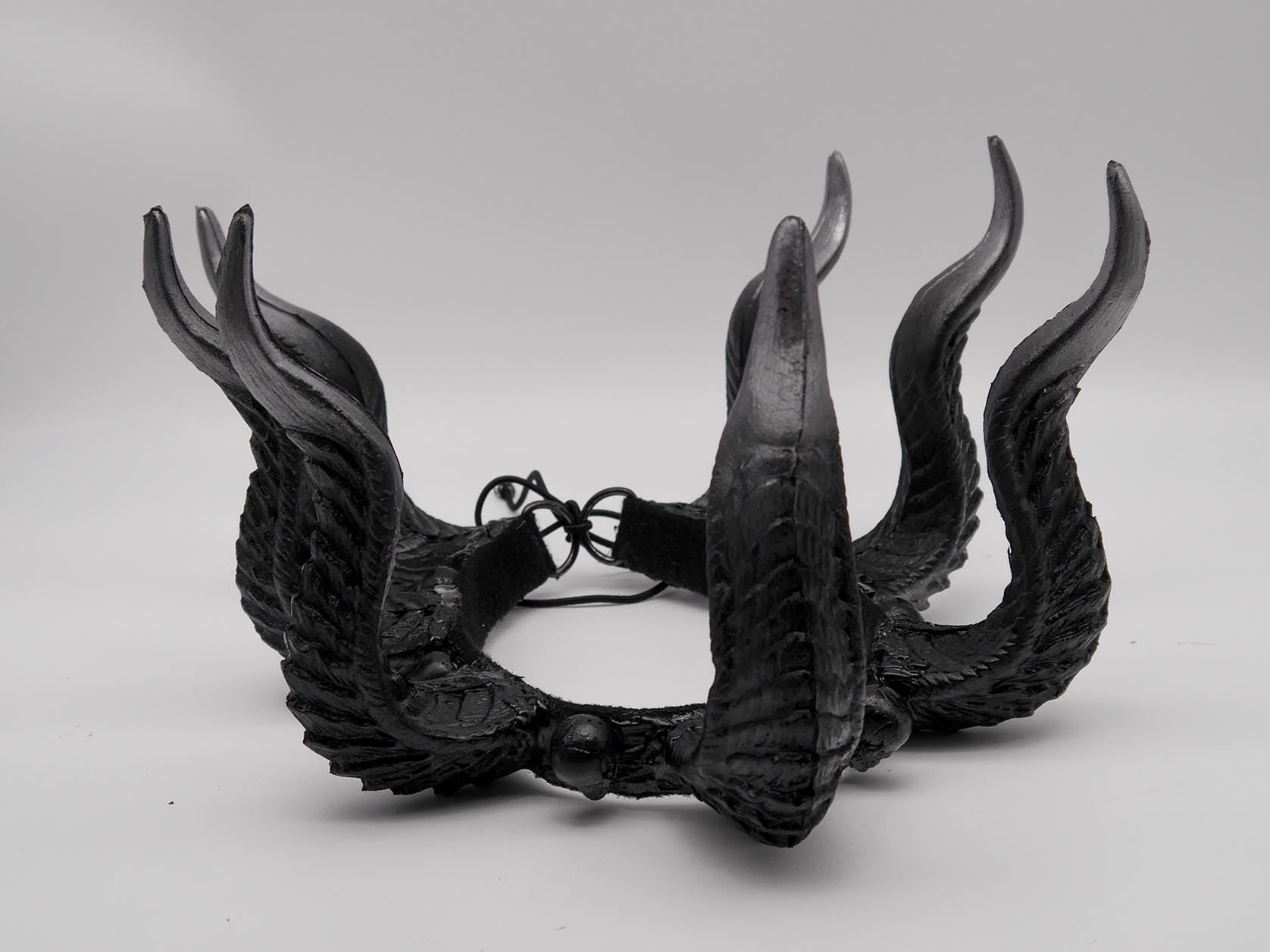 Horns of Damnation ~ Dragon Headdress ~ Horns Crown~ Royal Gotic Headdress