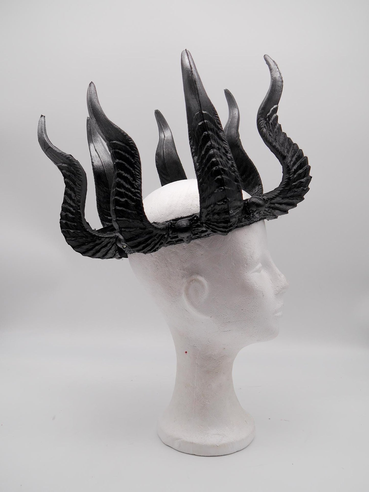 Horns of Damnation ~ Dragon Headdress ~ Horns Crown~ Royal Gotic Headdress