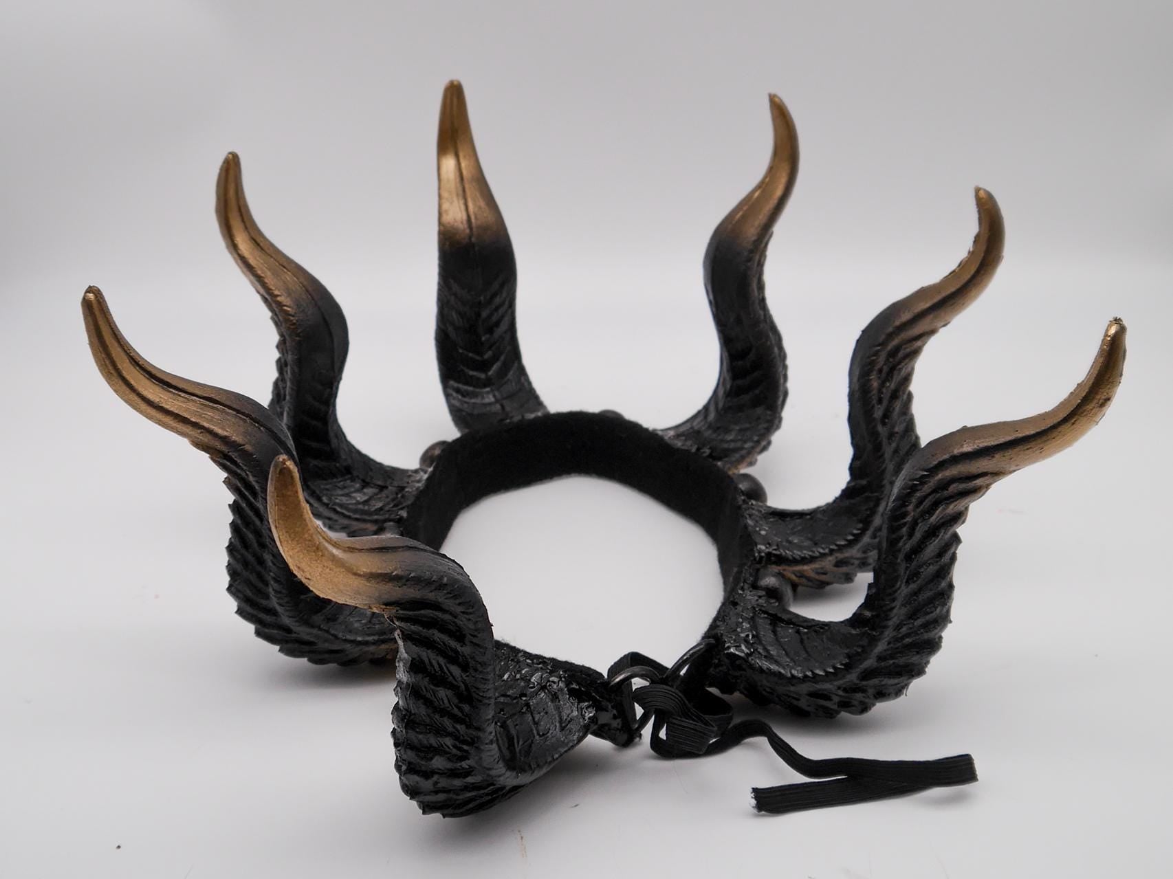 Horns of Damnation ~ Dragon Headdress ~ Horns Crown~ Royal Gotic Headdress