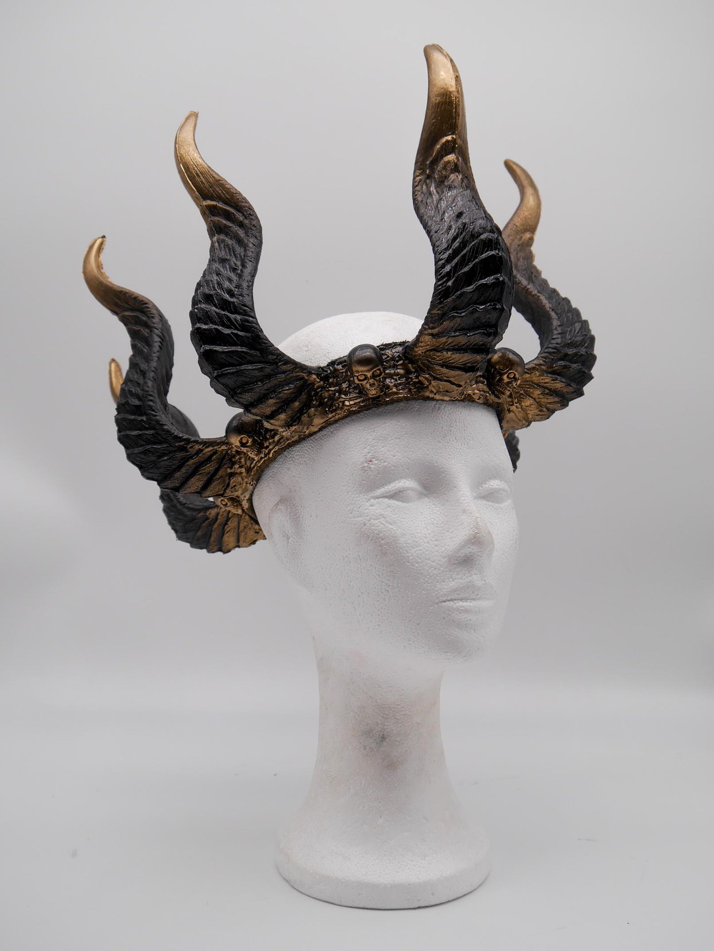Horns of Damnation ~ Dragon Headdress ~ Horns Crown~ Royal Gotic Headdress