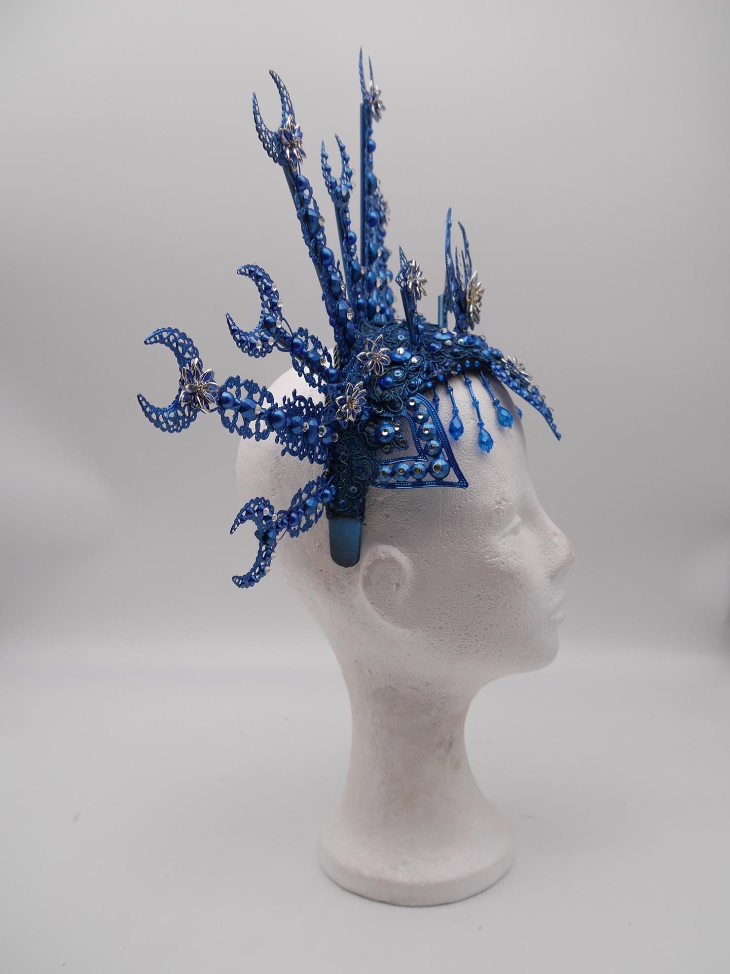 Celestial Moon Crown ~ Nyx Collection ~ Halo - Moonshine headpiece - Royal gloriole -