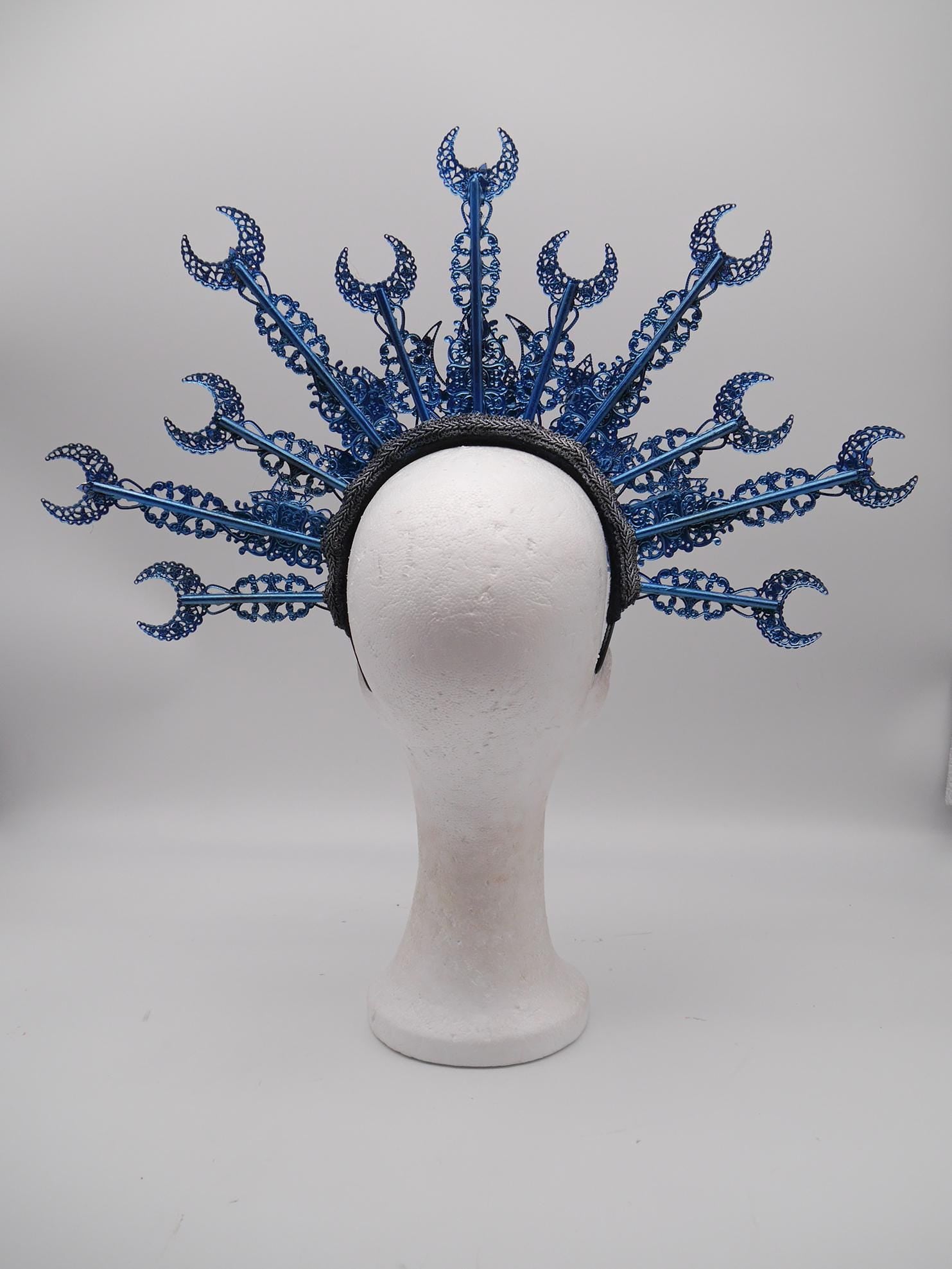 Celestial Moon Crown ~ Nyx Collection ~ Halo - Moonshine headpiece - Royal gloriole -