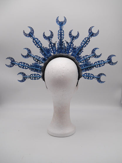 Celestial Moon Crown ~ Nyx Collection ~ Halo - Moonshine headpiece - Royal gloriole -