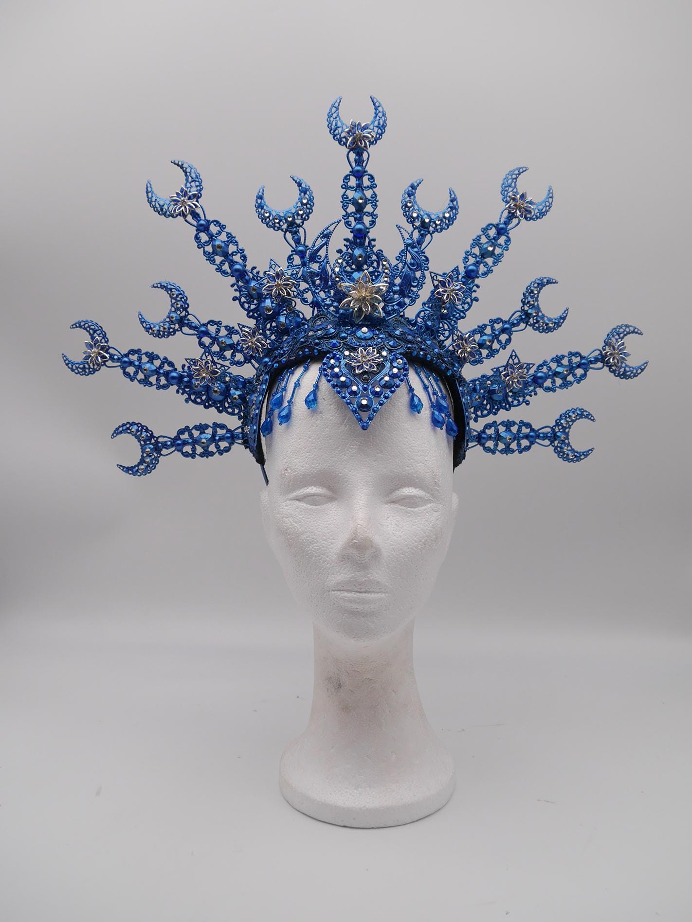 Celestial Moon Crown ~ Nyx Collection ~ Halo - Moonshine headpiece - Royal gloriole -