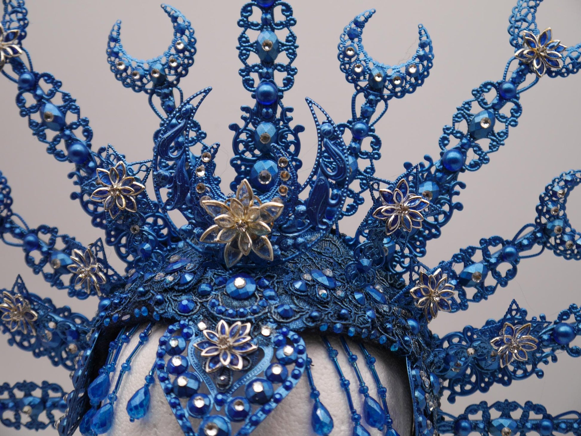 Celestial Moon Crown ~ Nyx Collection ~ Halo - Moonshine headpiece - Royal gloriole -