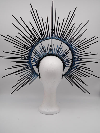 Dark Bloom Gothic Set ~ Nyx Collection ~ Maske ~ Headdress ~ Headpiece ~ Skull - Bones ~ goth ~ Kopfschmuck - festival ~ Devil