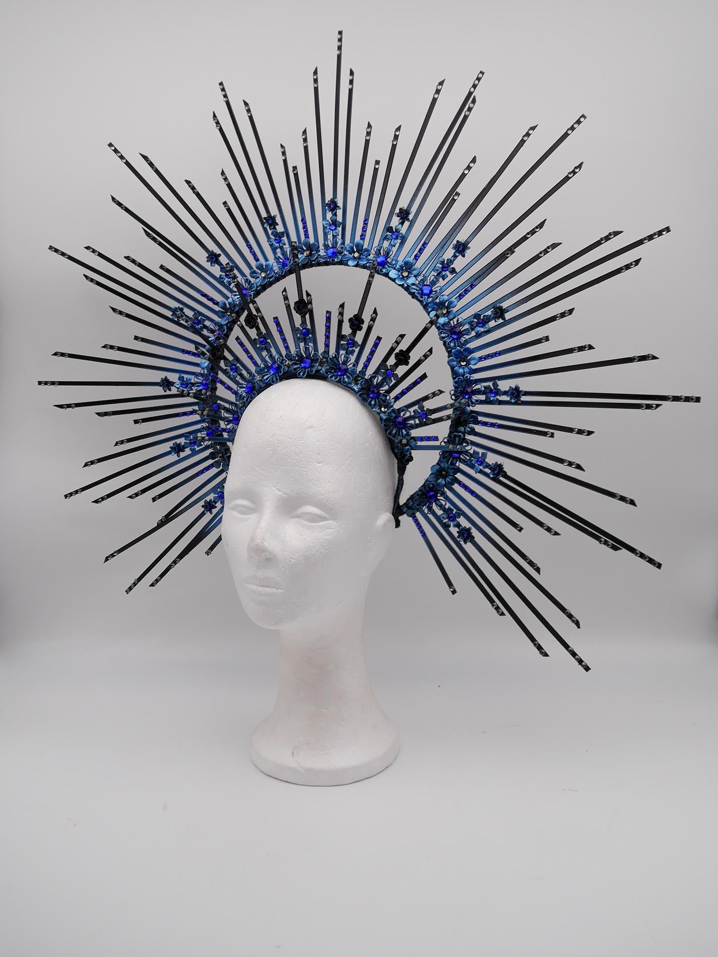 Dark Bloom Gothic Set ~ Nyx Collection ~ Maske ~ Headdress ~ Headpiece ~ Skull - Bones ~ goth ~ Kopfschmuck - festival ~ Devil