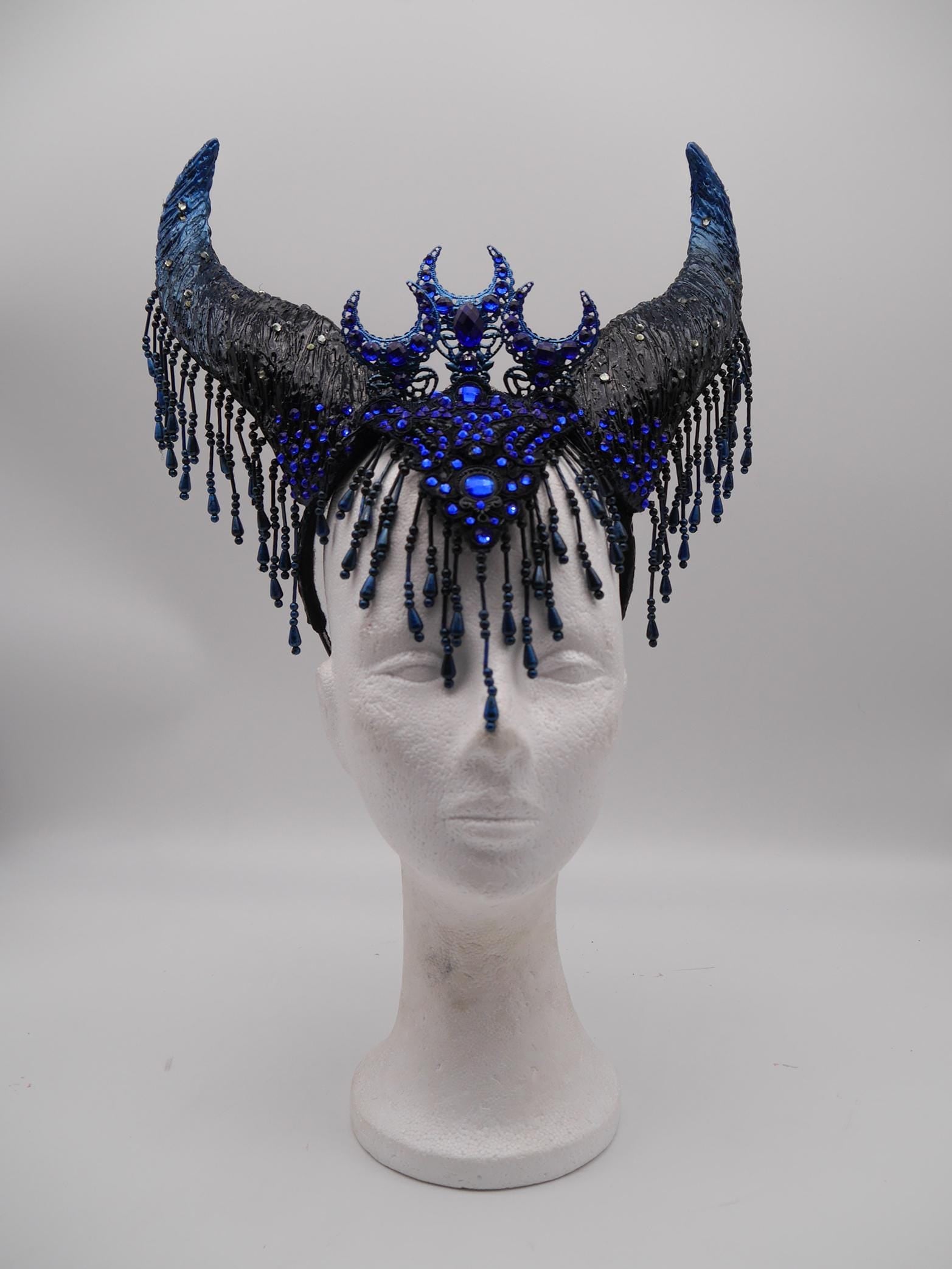 Nyx Maleficent Horns – Nyx Collection ~ gothic Hörner ~ Fantasy ~ Kopfschmuck ~ Dämon ~ Hexe ~ Festival ~ occult ~ wicca ~ Moon