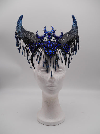 Nyx Maleficent Horns – Nyx Collection ~ gothic Hörner ~ Fantasy ~ Kopfschmuck ~ Dämon ~ Hexe ~ Festival ~ occult ~ wicca ~ Moon