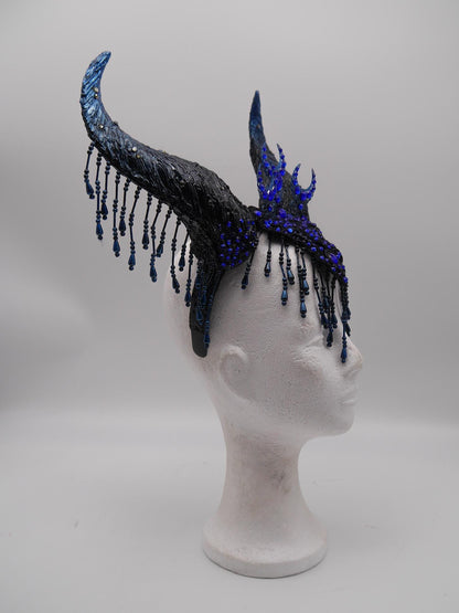 Nyx Maleficent Horns – Nyx Collection ~ gothic Hörner ~ Fantasy ~ Kopfschmuck ~ Dämon ~ Hexe ~ Festival ~ occult ~ wicca ~ Moon