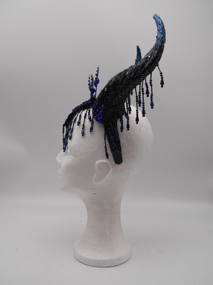 Nyx Maleficent Horns – Nyx Collection ~ gothic Hörner ~ Fantasy ~ Kopfschmuck ~ Dämon ~ Hexe ~ Festival ~ occult ~ wicca ~ Moon