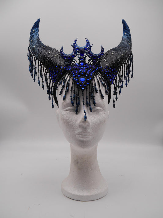 Nyx Maleficent Horns – Nyx Collection ~ gothic Hörner ~ Fantasy ~ Kopfschmuck ~ Dämon ~ Hexe ~ Festival ~ occult ~ wicca ~ Moon