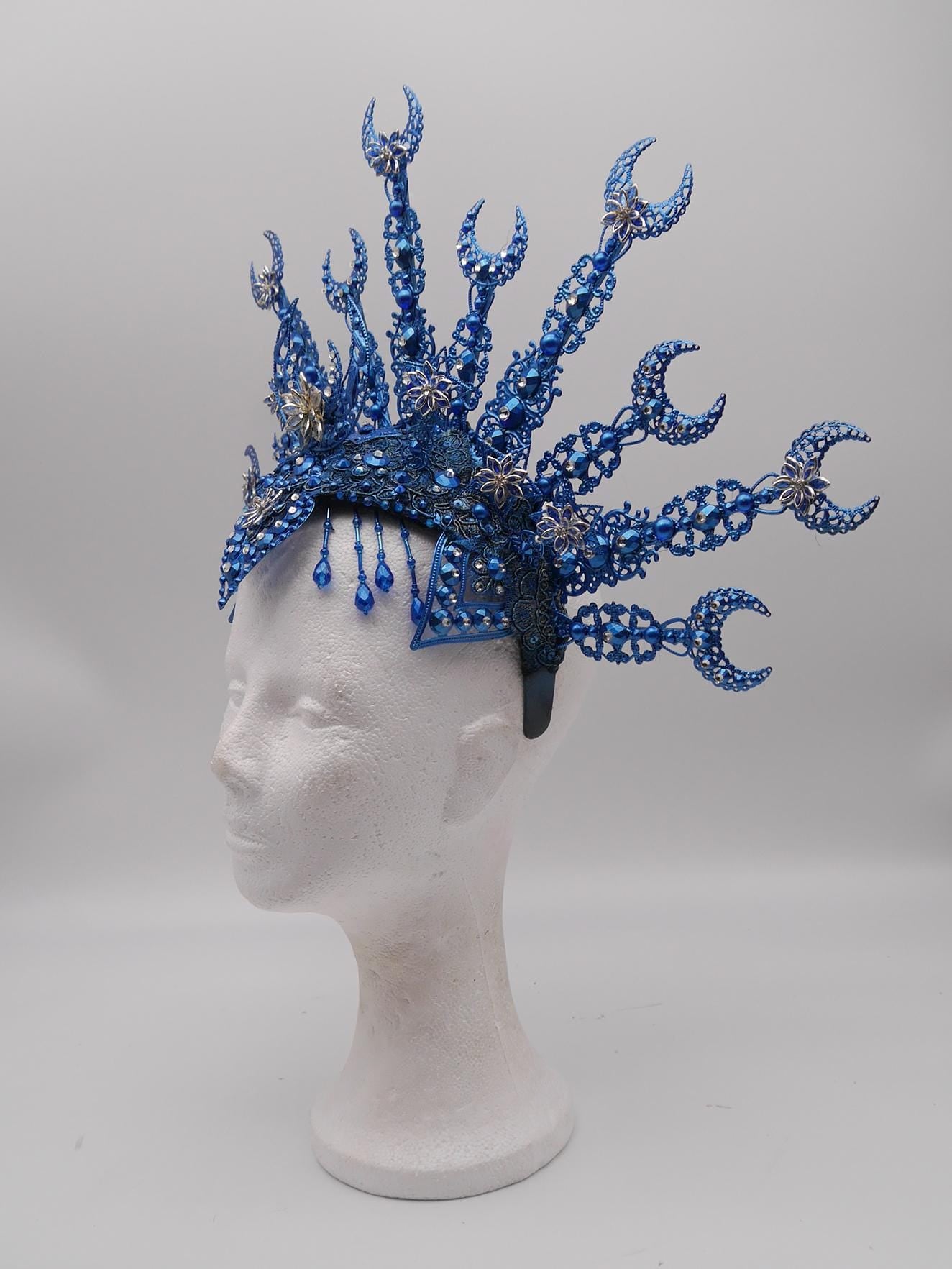 Celestial Moon Crown ~ Nyx Collection ~ Halo - Moonshine headpiece - Royal gloriole -