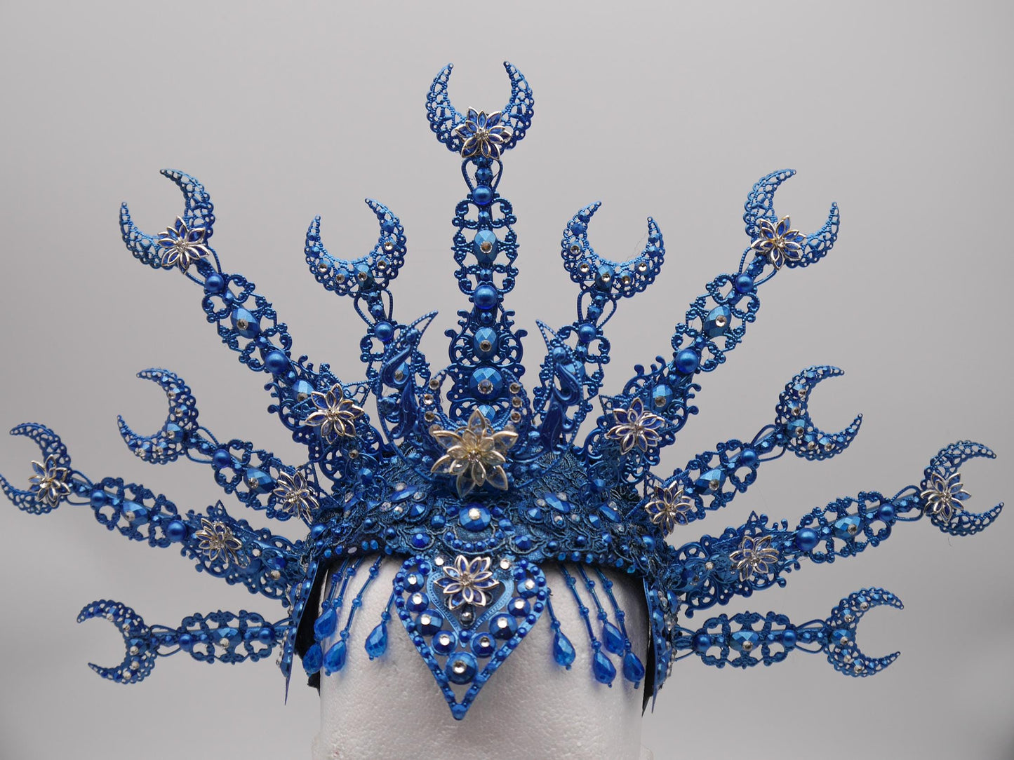 Celestial Moon Crown ~ Nyx Collection ~ Halo - Moonshine headpiece - Royal gloriole -