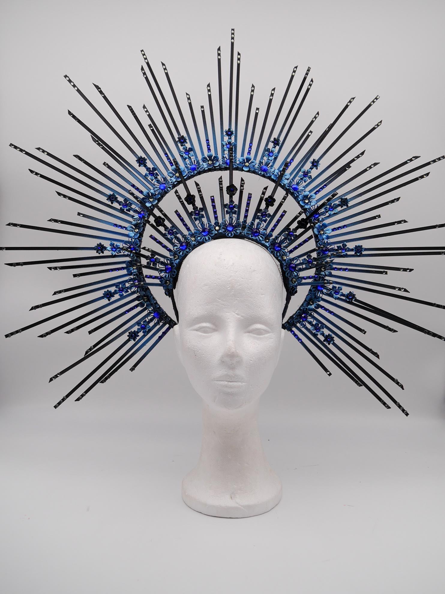 Dark Bloom Gothic Set ~ Nyx Collection ~ Maske ~ Headdress ~ Headpiece ~ Skull - Bones ~ goth ~ Kopfschmuck - festival ~ Devil