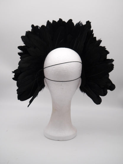 Black brown Cat Mask ~ Boho Maske