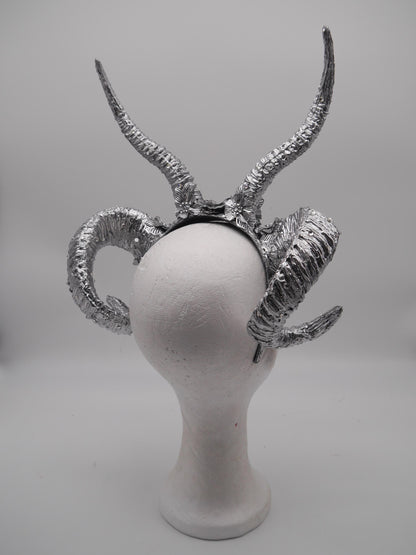 frozen Light dragon Horns ~ winter goddess ~ Ice Gothic Hörner ~ Fantasy ~ Kopfschmuck ~ Dämon ~ Hexe ~ Festival ~ Maleficent - double horns