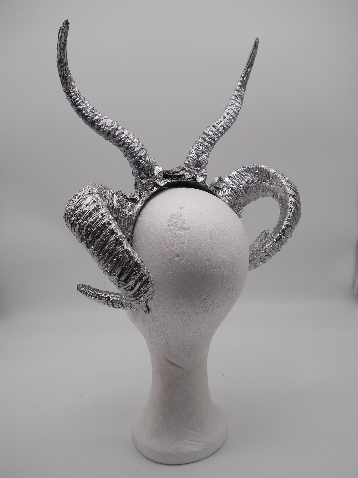 frozen Light dragon Horns ~ winter goddess ~ Ice Gothic Hörner ~ Fantasy ~ Kopfschmuck ~ Dämon ~ Hexe ~ Festival ~ Maleficent - double horns