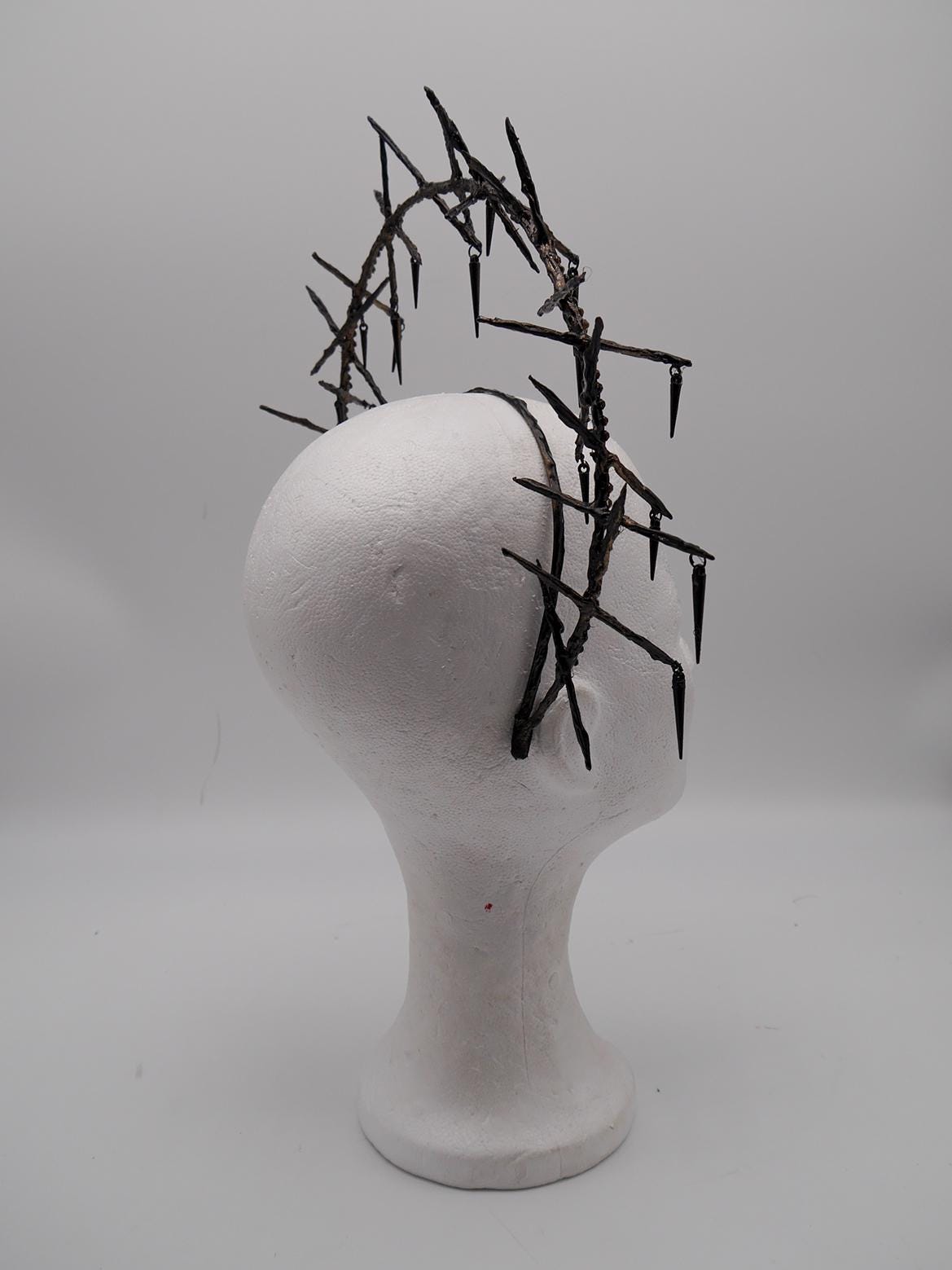 Thorn Double Halo - gothic headpiece - goth - witch - wicca - Royal gloriole - crown - Krone - Kranz -