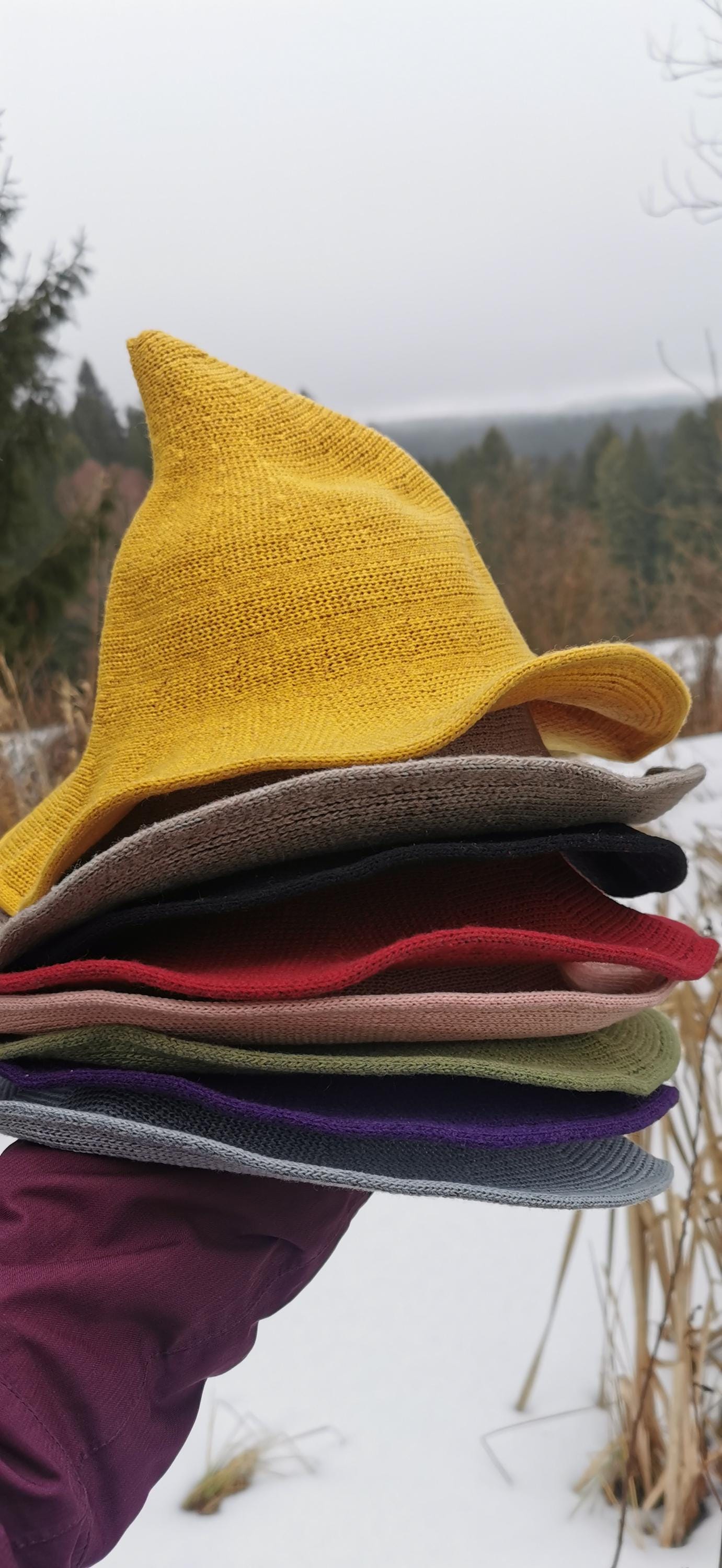 witchy hat ~ Gothic ~ goth ~ Mittelalterlicher Hexenhut ~ Wicca ~ Cosplay ~ Kostüm