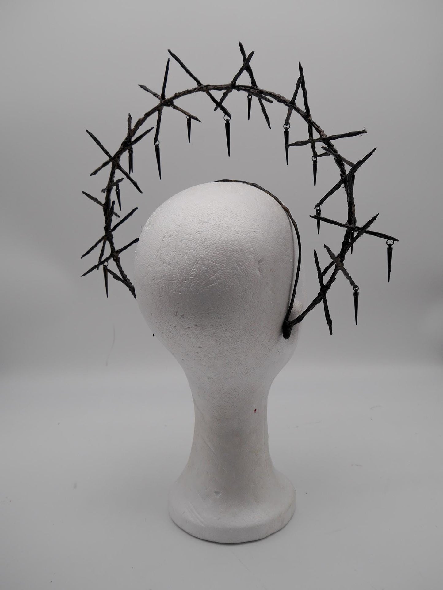 Thorn Double Halo - gothic headpiece - goth - witch - wicca - Royal gloriole - crown - Krone - Kranz -
