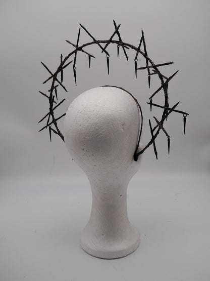 Thorn Double Halo - gothic headpiece - goth - witch - wicca - Royal gloriole - crown - Krone - Kranz -