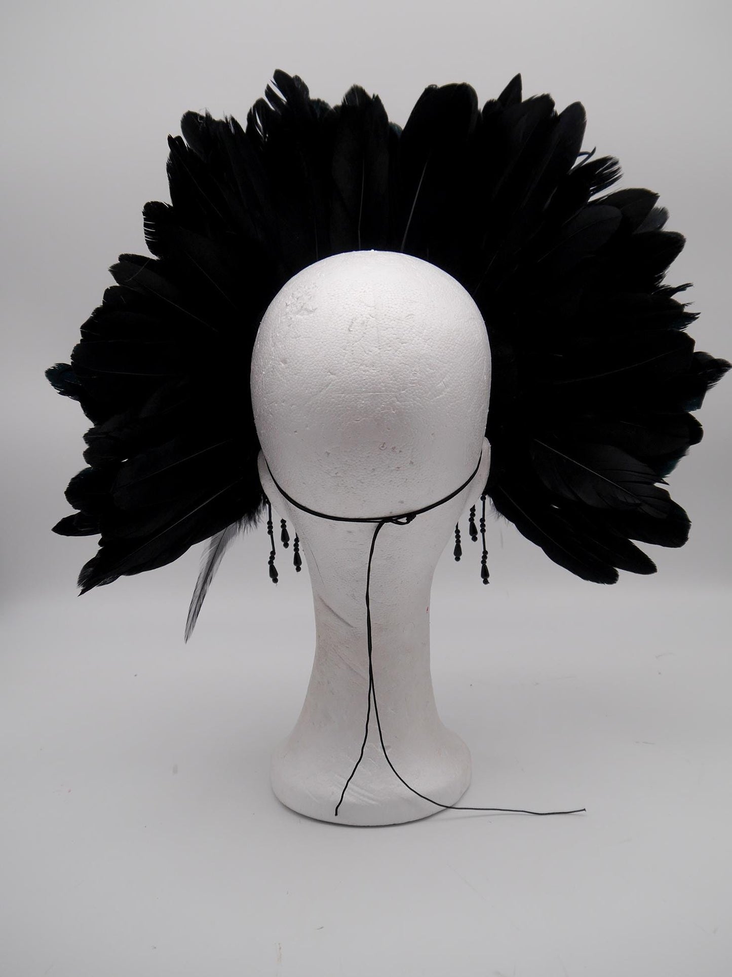 Raven Mask ~ Crow ~ Rabe ~ Vogel ~ Maske ~ Headdress ~ Headpiece ~ Skull - Bones ~ festival ~ Kopfschmuck ~ Teufel