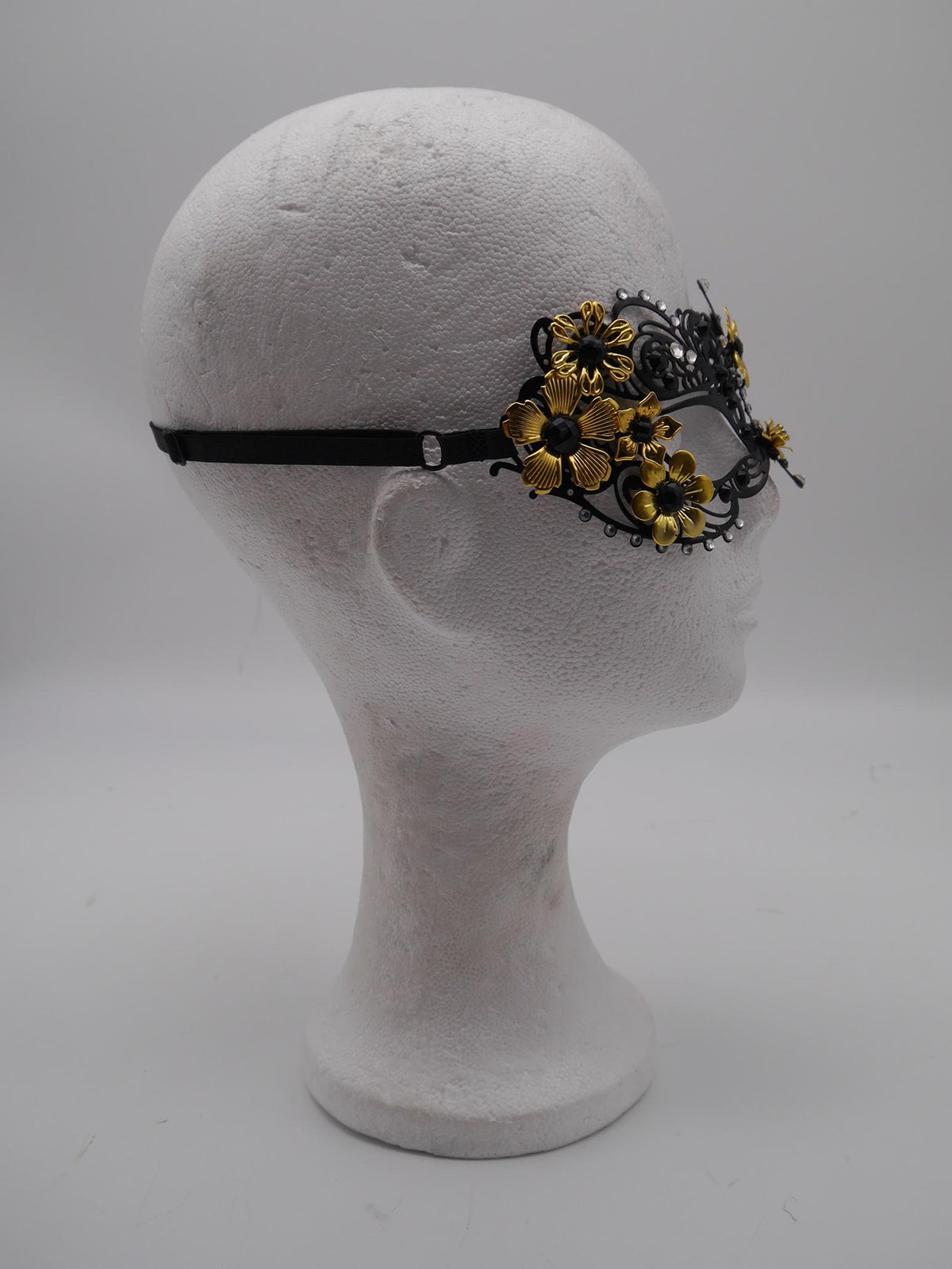 Handmade Victorian Mask – Filigree Metal Masquerade Mask (Bridgerton-Inspired) Gothic Filigree Masquerade